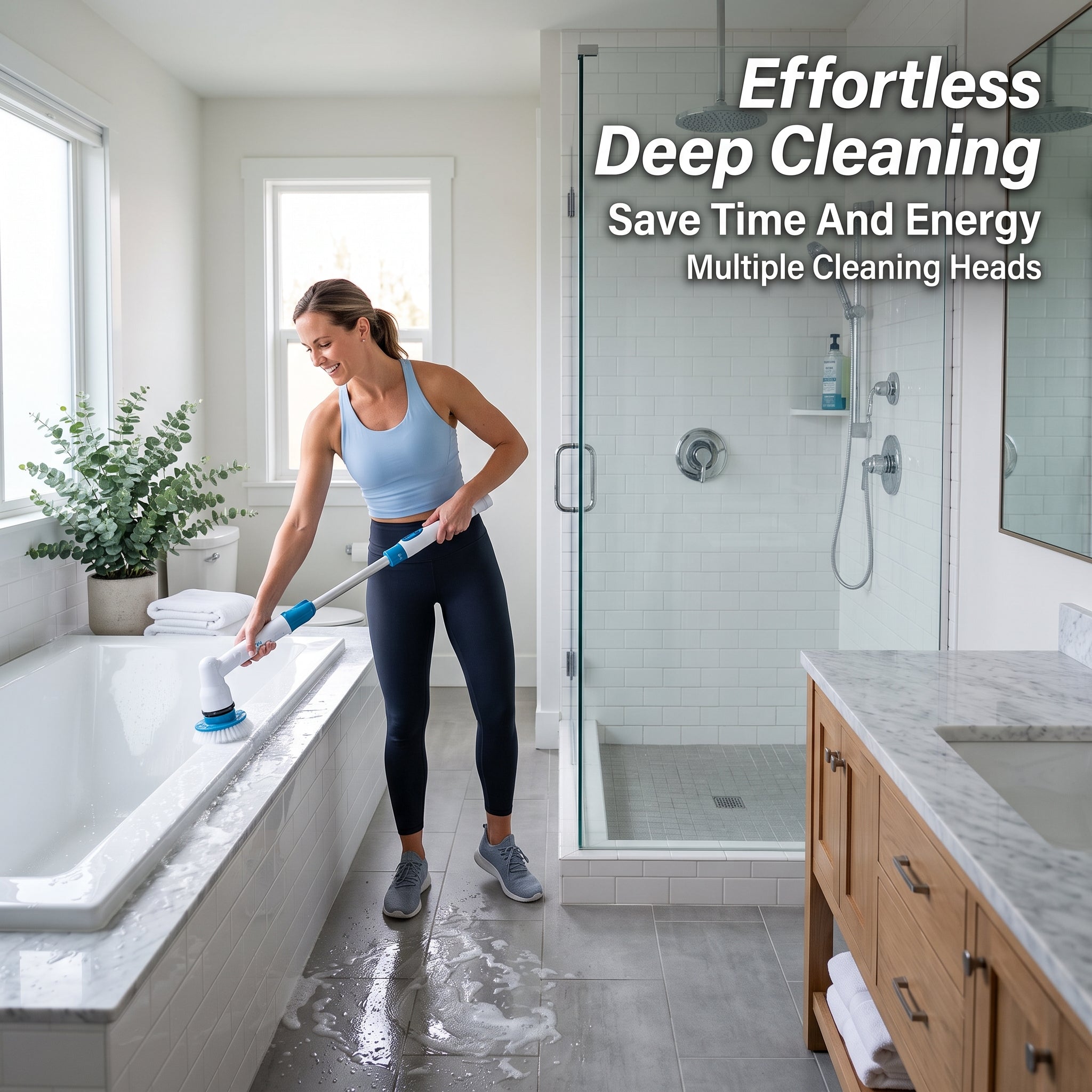 SparkClean Power Scrubber – Smart Home Cleaning Tool for Effortless Everyday Care