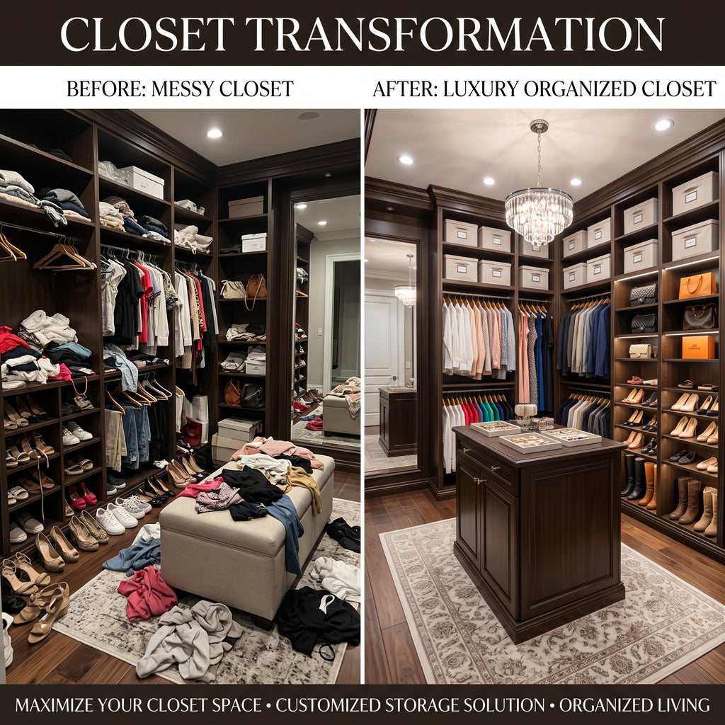 ClosetCraft Storage System – Flexible Wardrobe Organization Designed Around Your Lifestyle